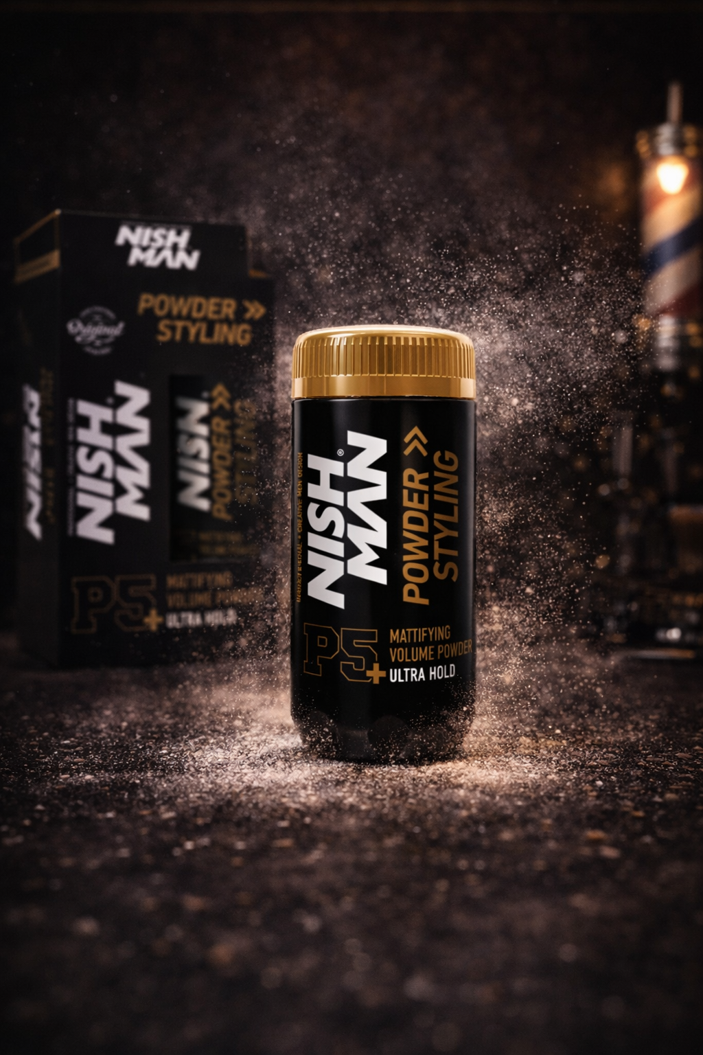 Polvo Texturizante Nish Man P5 – Fijación Fuerte y Volumen Profesional