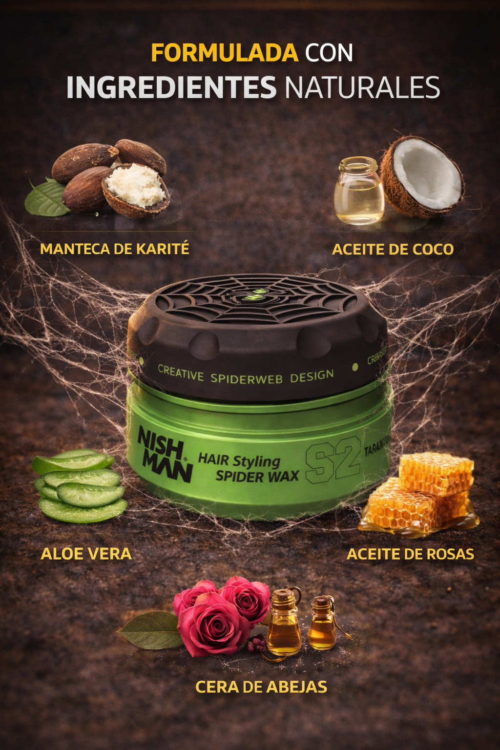 Spider Wax Nish Man S2 – Cera Elástica de Alta Precisión