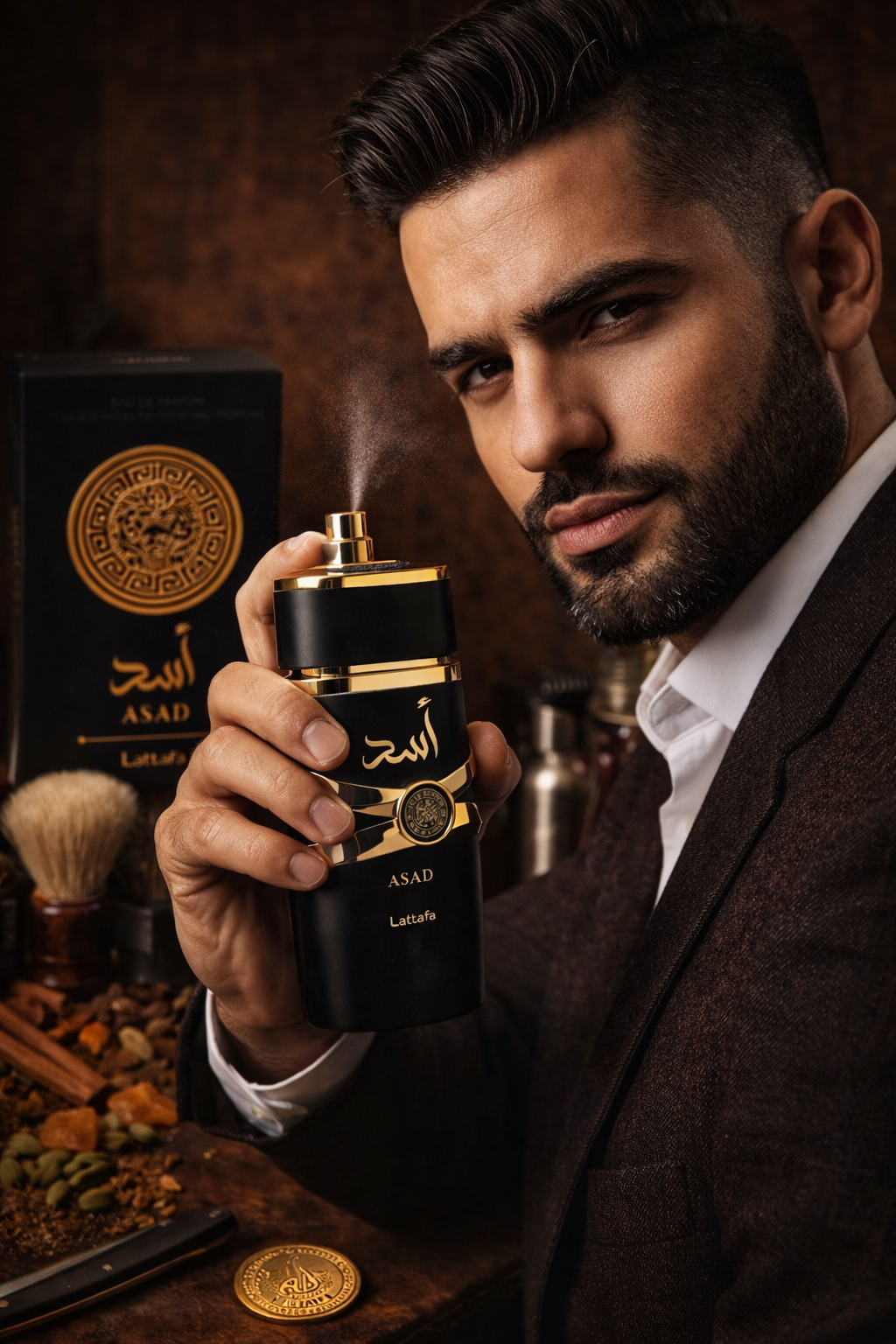 ASAD Lattafa – Perfume Árabe Intenso y Elegante para Hombre