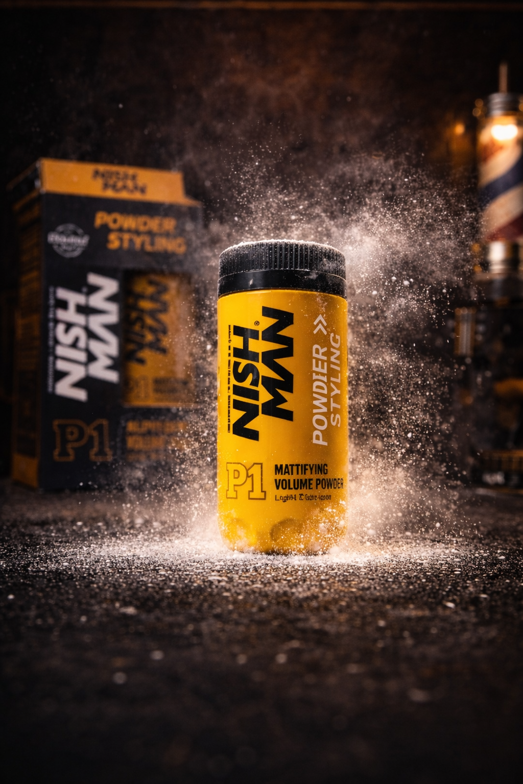 Polvo Texturizante Nish Man P1 – Volumen y Estilo Profesional