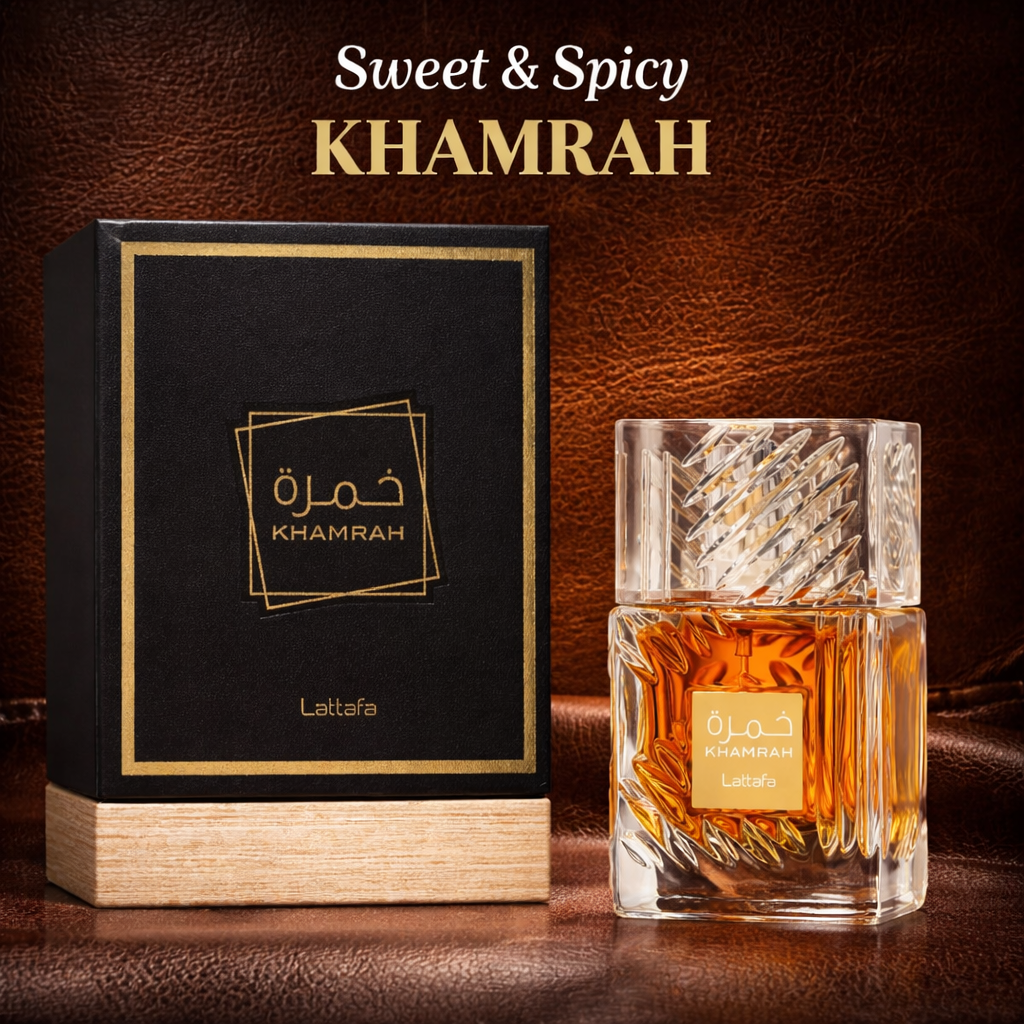 Khamrah Lattafa (Original)     / Perfume árabe dulce y especiado para hombres y mujeres